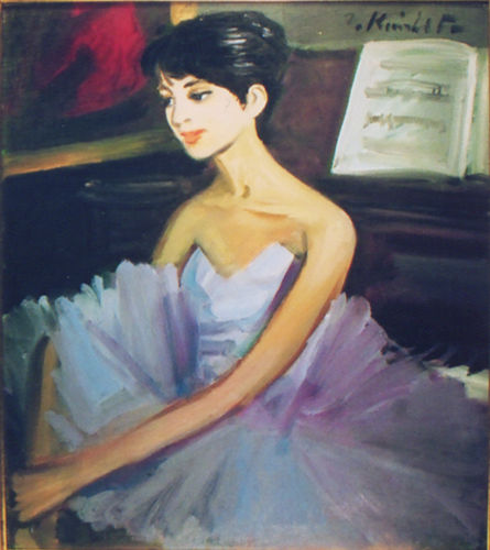 木下孝則 「バレリーナ」 油彩画