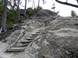 昇仙峡　弥三郎岳登山道