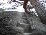 昇仙峡　弥三郎岳鎖場