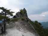 昇仙峡　羅漢寺山　太刀の抜き石